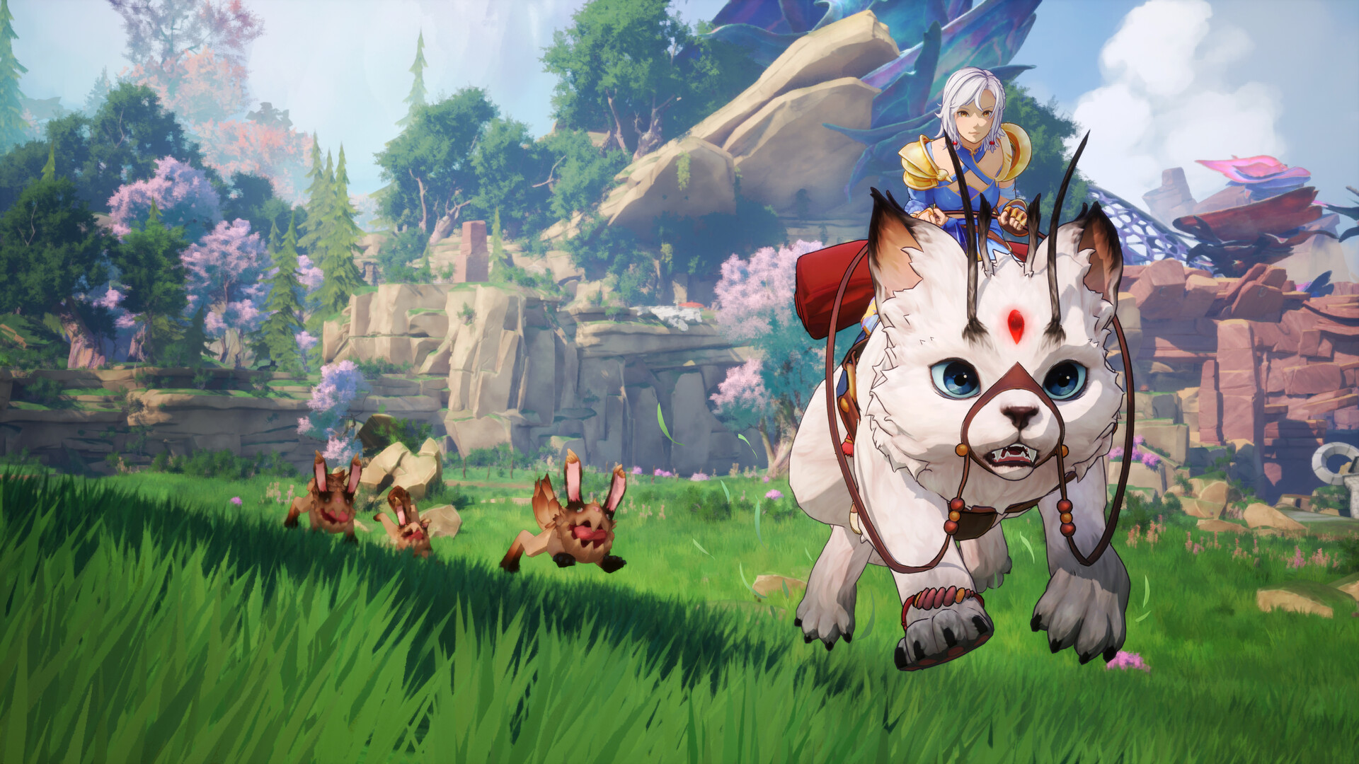 Edge of Memories combat - official screenshot of a combo in action